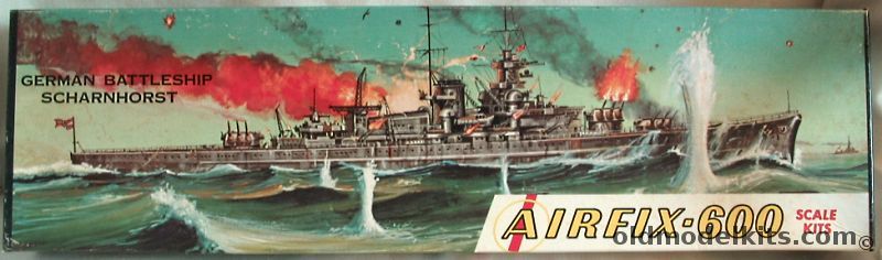 Airfix 1/600 German Battlecruiser Scharnhorst Craftmaster Issue, S3-129 plastic model kit